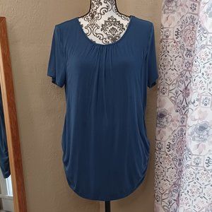 Ekouaer, Nursing tee shirt,  Dark Blue, Large